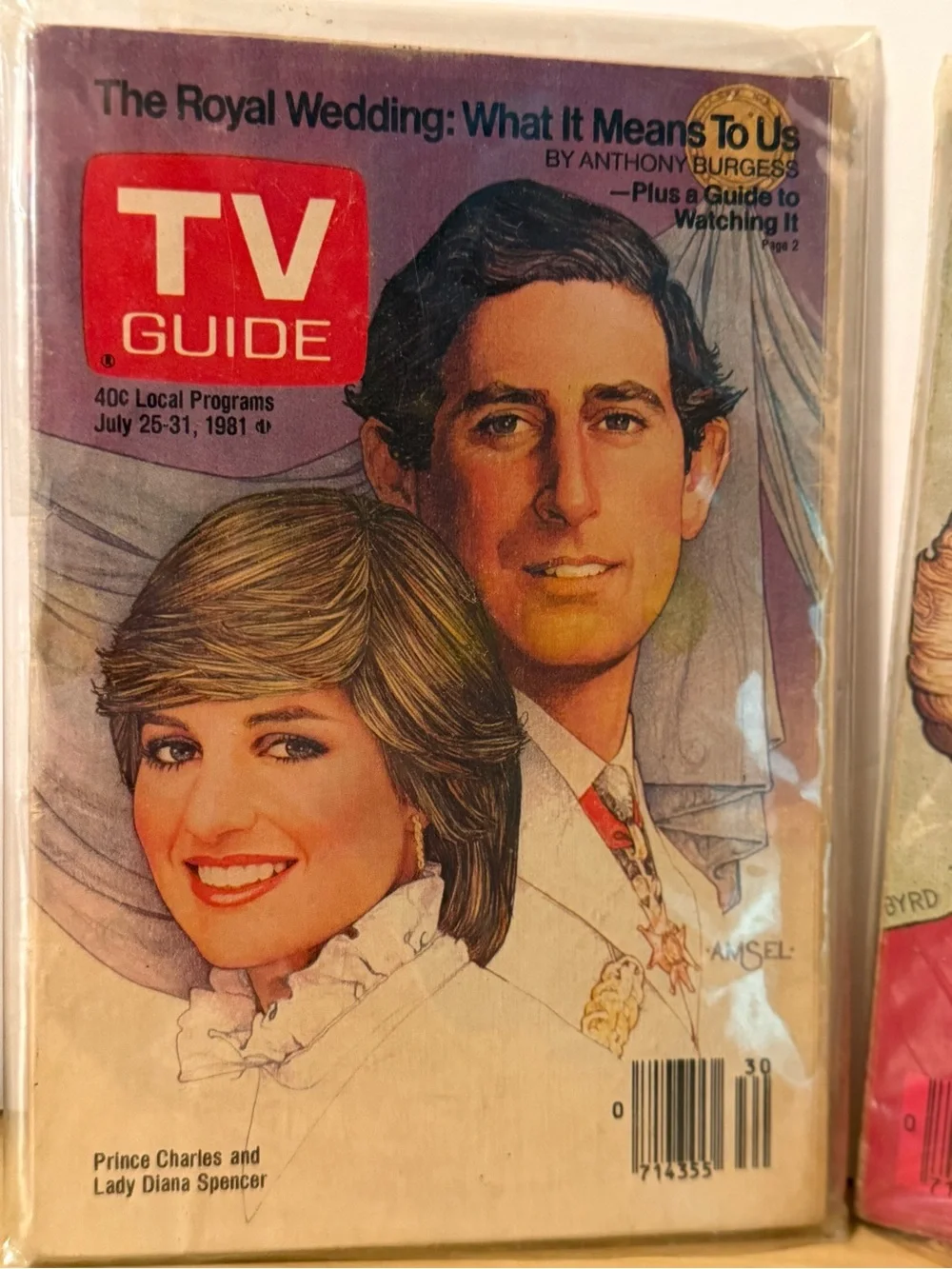 Princess Diana TV Guide Set